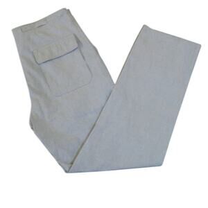 Wide Leg Chino Cargo Pants Gray 6